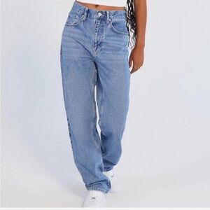 BDG Light Blue High Rise Baggy Jean
